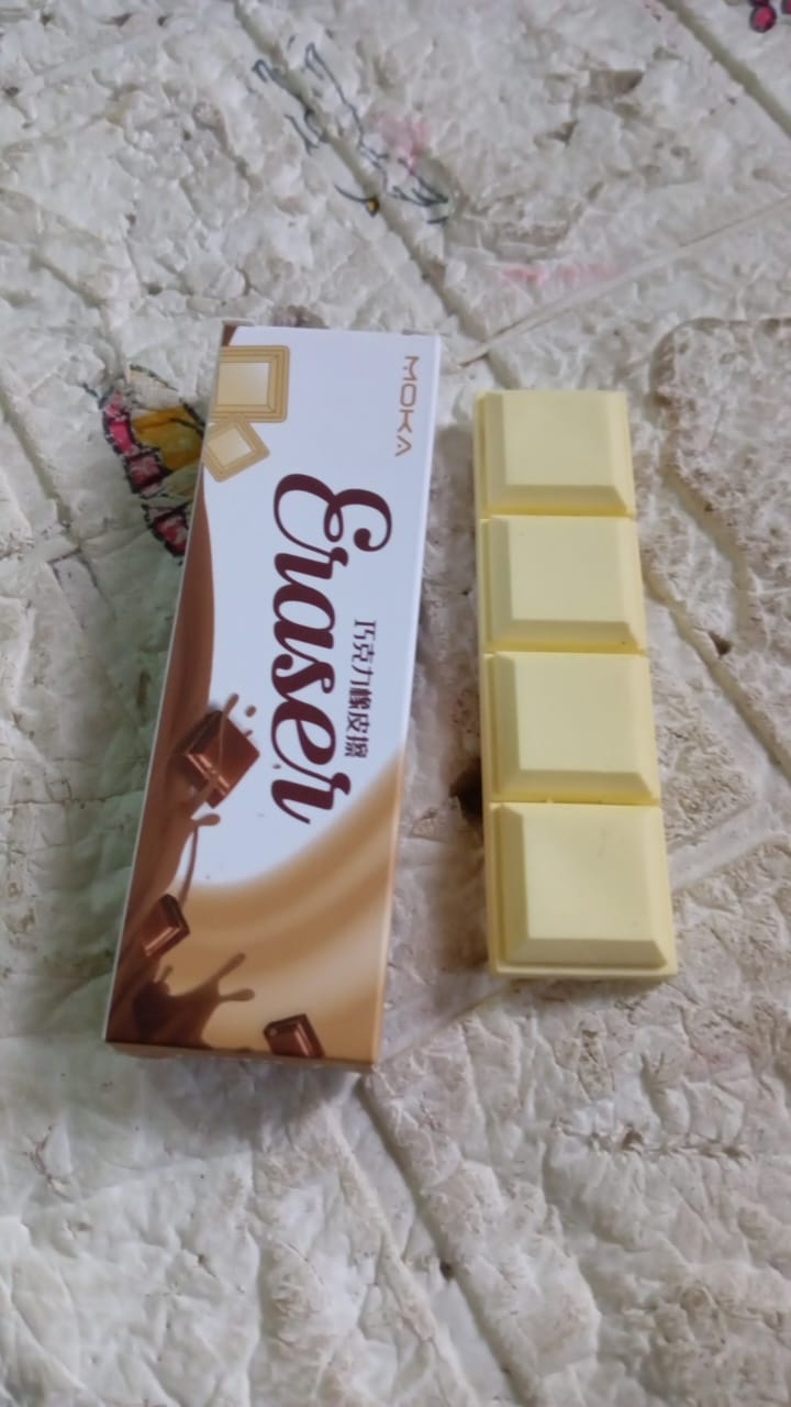 3D Chocolate Shaped Erasers Soft Pencil Erasers Supplies for Office School Students Drawing Writing Classroom Rewards for Return Gift, Birthday Party, School Prize (1 Pc 4 grid) 3D Chocolate Shaped Erasers Soft Pencil Erasers Supplies for Office School Students Drawing Writing Classroom Rewards for Return Gift, Birthday Party, School Prize (1 Pc 4 grid)